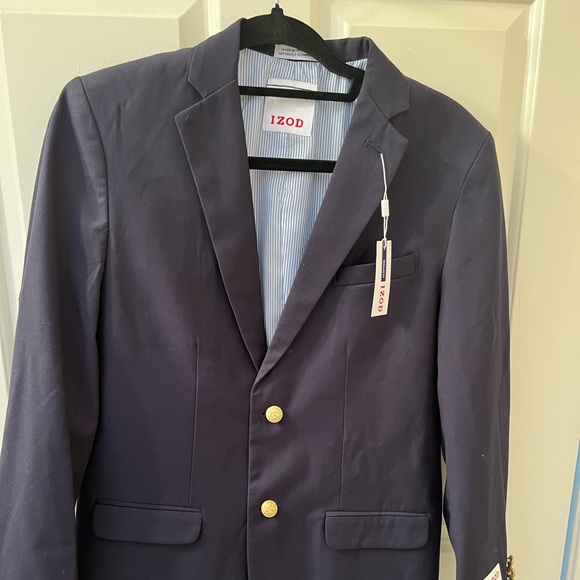Boy’s Navy Blazer Size 18 Regular NWT - Picture 1 of 7